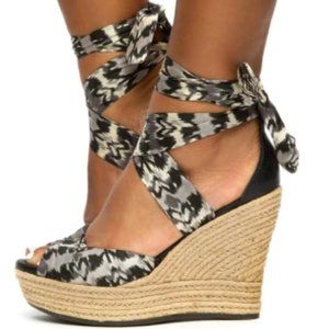 Ugg Wedge Heels w/ Ribbon